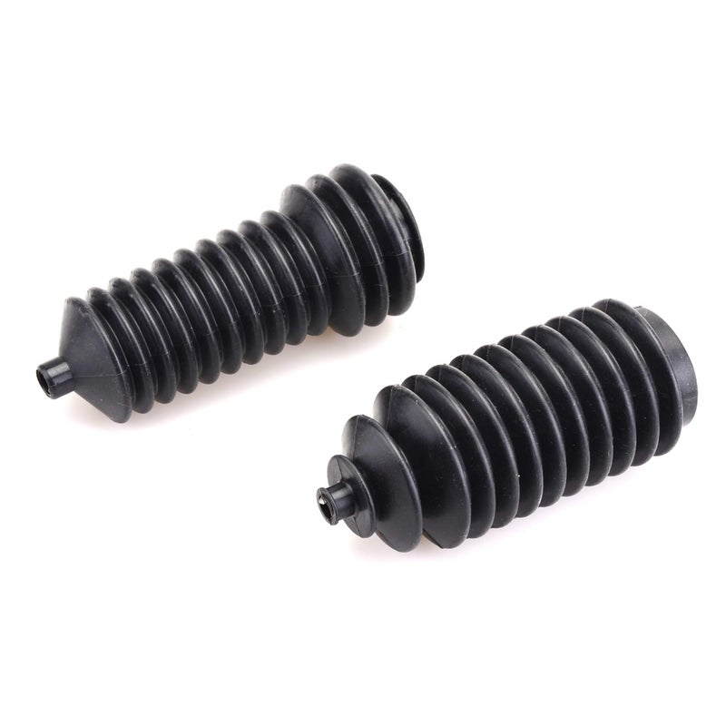 Mallofusa A Pair Steering Rack Boots Compatible for Polaris Ranger RZR 400 500 570 700 800 900 1000 5412012 5412013 ETX 2015 EV 2012 Black - Image 3